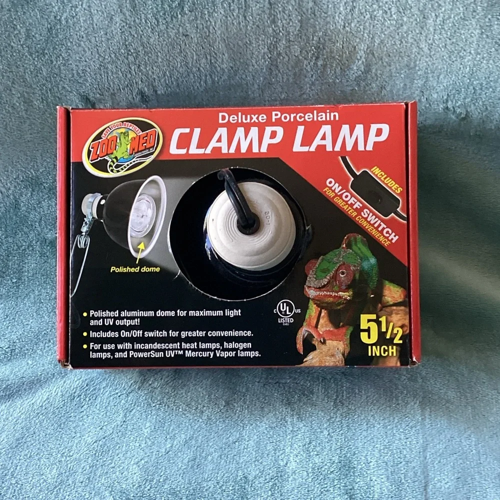 Zoo Med Clamp Lamp and Infrared Spot Bulb